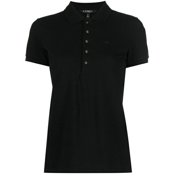 ラルフローレン レディース スポーツシャツ トップス Embroidered logo polo shirt Black