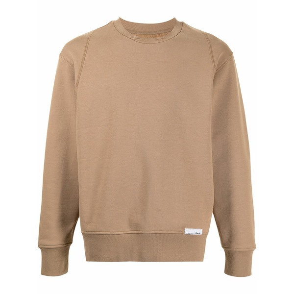 スリーワンフィリップリム メンズ パーカー・スウェットシャツ アウター Logo-patch detail sweatshirt Neutrals｜asty