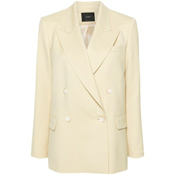 ジョセフ レディース 上衣＆上衣 アウター Jaden double-breasted blazer Neutrals