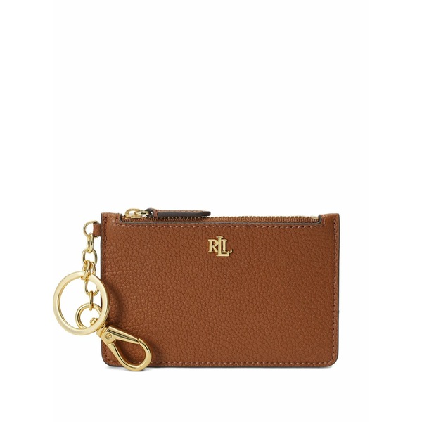 ラルフローレン レディース 紙入れ 付属品 Keyring zip wallet Brown