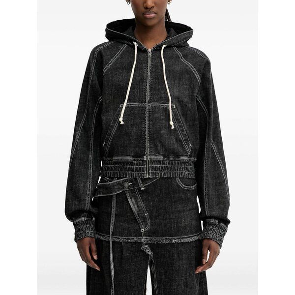 オットリンガー レディース ジャケット＆ブルゾン アウター Zip-up hoodie Black｜asty