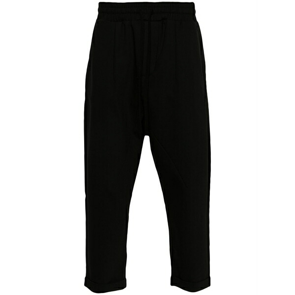 トム・Cr メンズ 心地好いズボン下 ボトムス Technical-jersey trousers Black