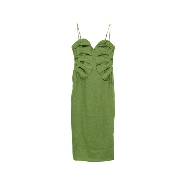 農園 リオ レディース 衣装 トップス Monstera leaf maxi dress Green
