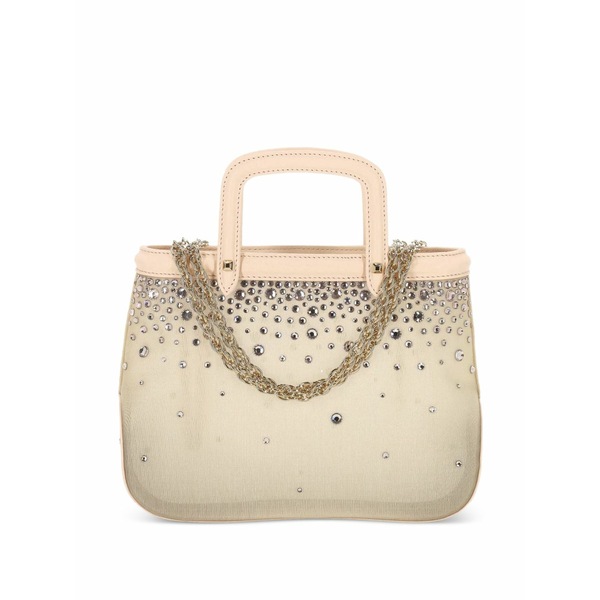 ロド レディース トートバッグ バッグ Crystal-embellished tote bag Neutrals|asty