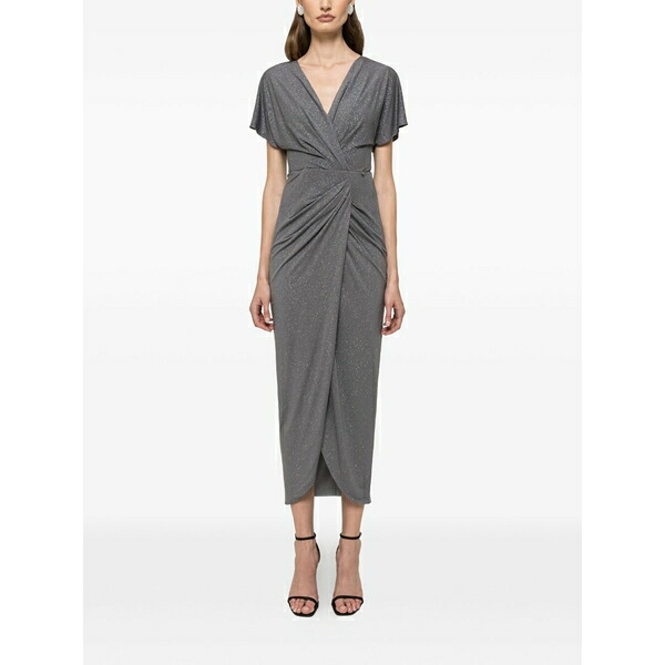 ニッサ レディース 衣装 トップス V-neck maxi dress Grey