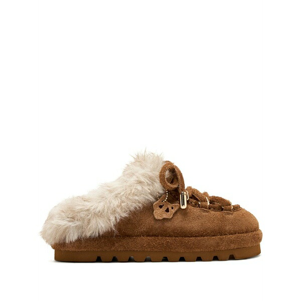ネイキッドウルフ レディース サンダル シューズ Harlow suede slippers Brown|asty