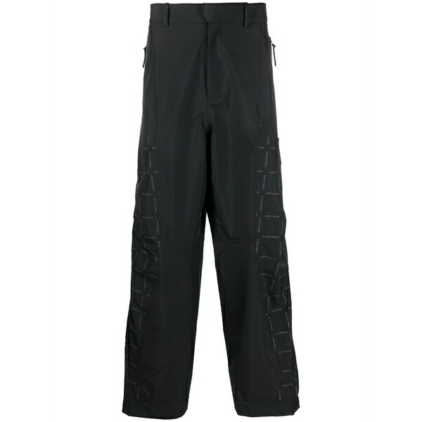 アコールドウォール メンズ 心地好いズボン下 ボトムス Grisdale storm straight-leg trousers Black
