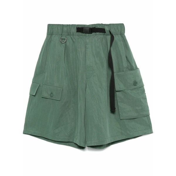 ワイスリー メンズ カジュアルパンツ ボトムス Twill cargo shorts  Green