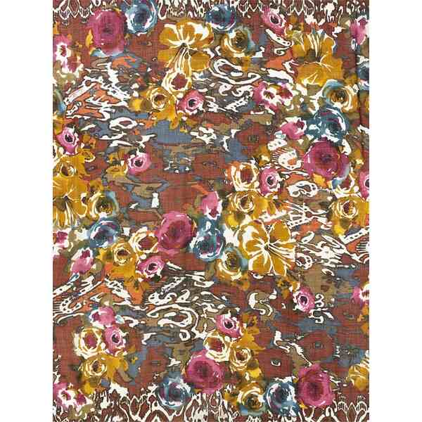 ロロピアーナ メンズ えり巻き・袈裟・えり巻き 付属物 Floral-print scarf Brown