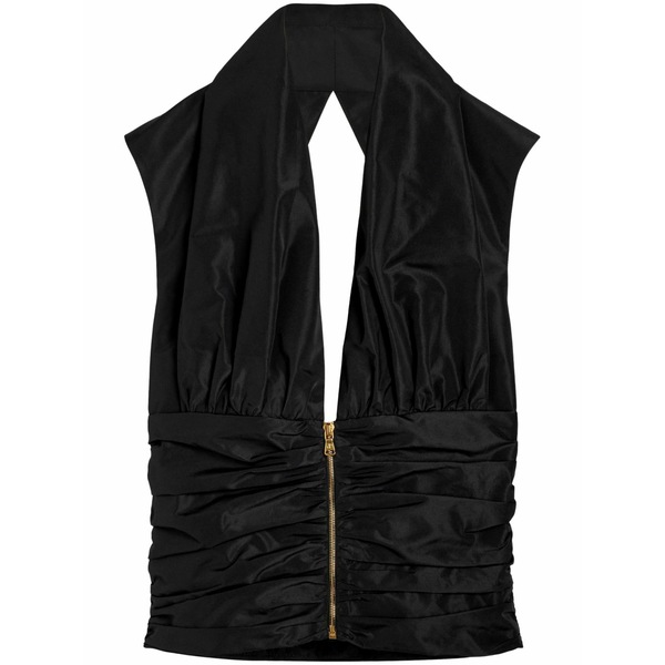 ジャンパトゥ レディース カットソー トップス Open-back top Black