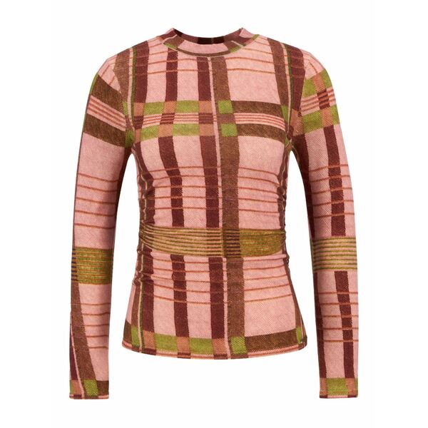 ファーム リオ レディース Tシャツ トップス X barbour thalita long-sleeves top Pink|asty