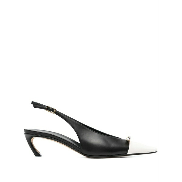 ランバン レディース パンプス シューズ Rita 50粍 leather slingback pumps Black