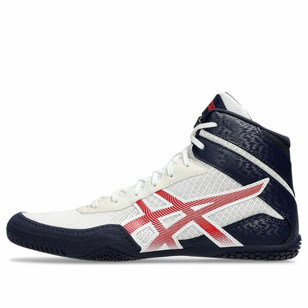 ASICS アシックス メンズ スニーカー  【ASICS Matcontrol 3 \u0027White Classic Red\u0027 1081A053-101】  大いさ US_9.5(27.5珊) スニーカー-メンズ靴