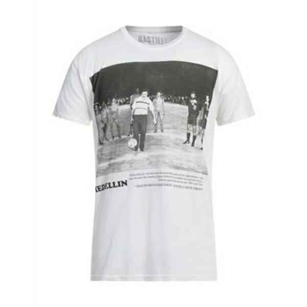 【送料無料】 バスティーユ メンズ Tシャツ トップス T-shirts White