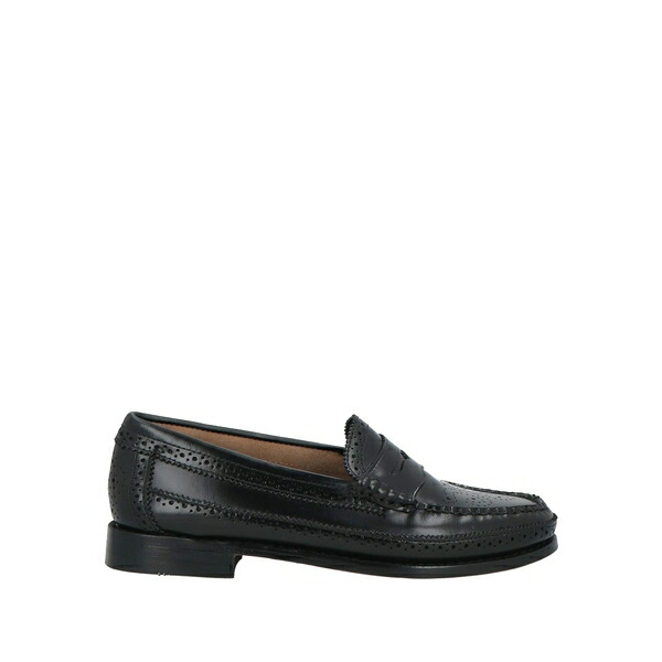 【送料無料】 ジー.エイチ. バス & コー レディース スリッポン・ローファー シューズ Loafers Black|asty