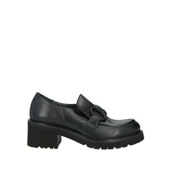 【送料無料】 カルピエーレ レディース スリッポン・ローファー シューズ Loafers Black