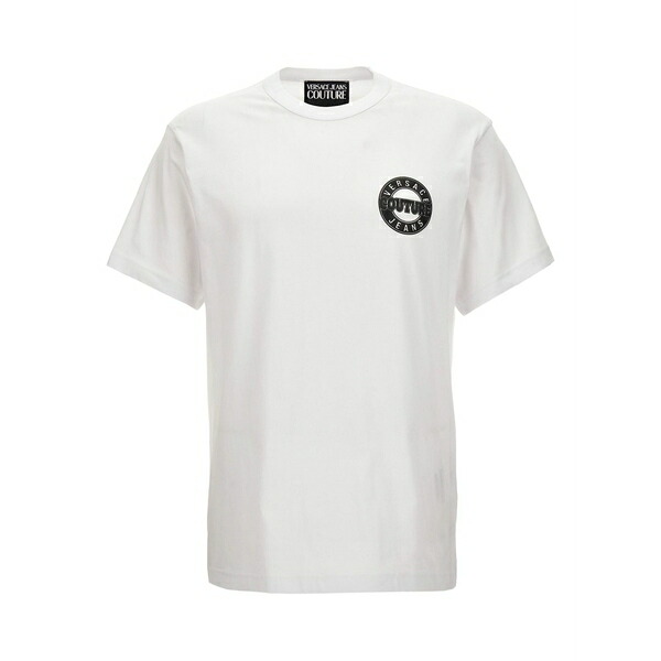 ベルサーチ メンズ Tシャツ トップス Logo-print t-shirt White|asty