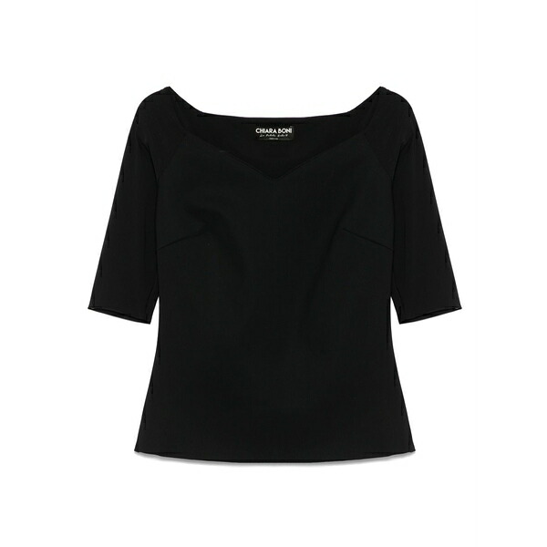 チアラ・ボニ・プティ・ローブ レディース シャツ トップス Saffron top Black｜asty 50,280円