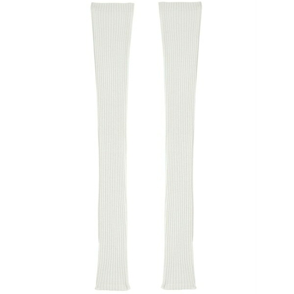 カシミア イン ラブ レディース 手袋 アクセサリー Cashmere arm warmers White｜asty