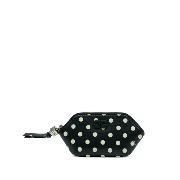 ガニー レディース 紙入れ 付属品 Polka-dot purse Black