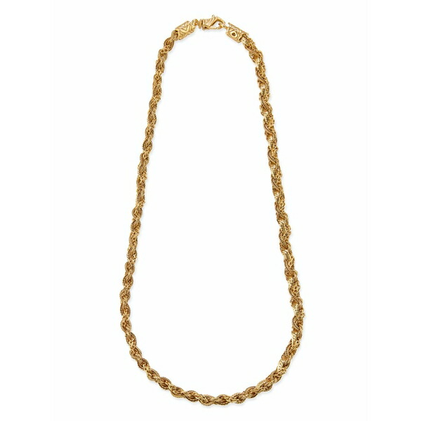 エマニュエレ ビコッキ メンズ ネックレス・チョーカー アクセサリー Rope-chain sterling-silver necklace Gold｜asty