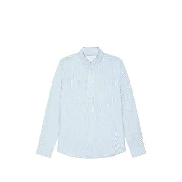 レ ドゥ メンズ シャツ トップス Striped oxford shirt White