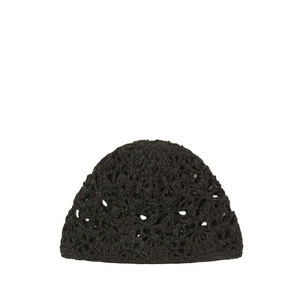 アラヌイ レディース かぶり笠 添え物 The sound of the sea beanie hat Black