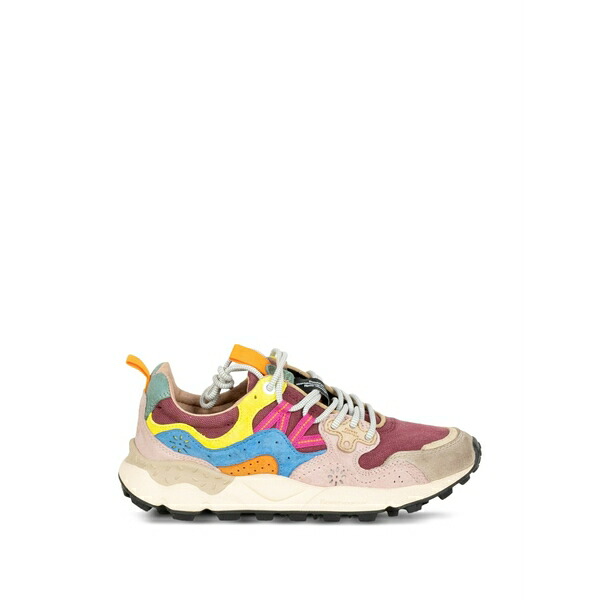 フラワーマウンテン レディース スニーカー シューズ Yamano 3 colourful sneakers Brown|asty