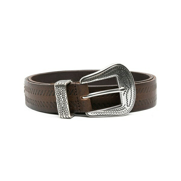 フォルテラ レディース ベルト アクセサリー Los angeles studded leather belt Brown｜asty 101,640円