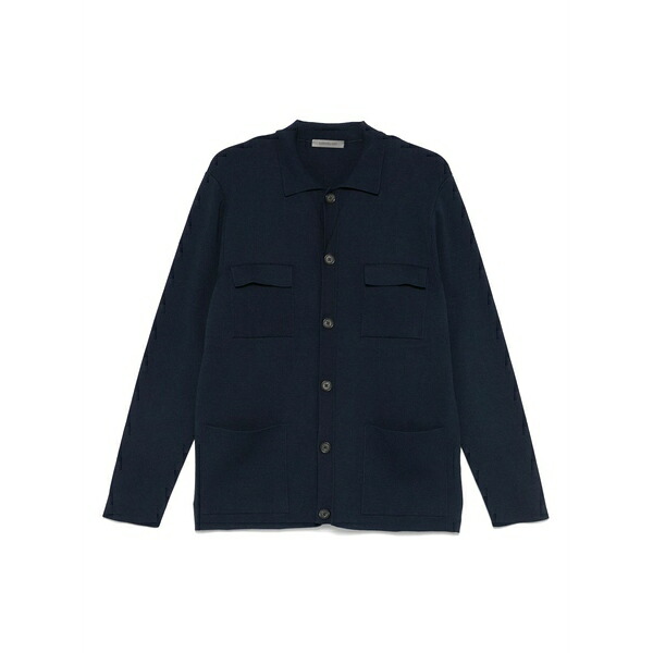 コルネリアーニ メンズ Tシャツ トップス Cotton shirt Blue｜asty