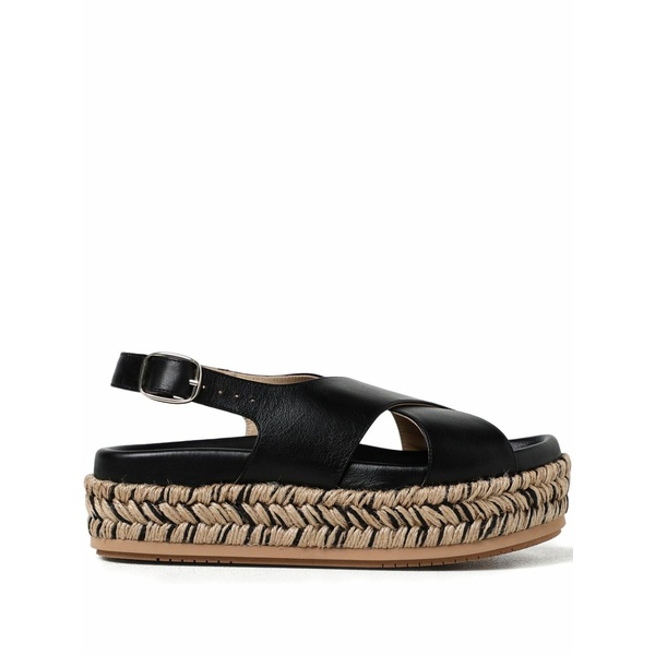 パロマ バルセロ レディース サンダル シューズ 35mm francia woven platform sandals Black｜asty 39,520円