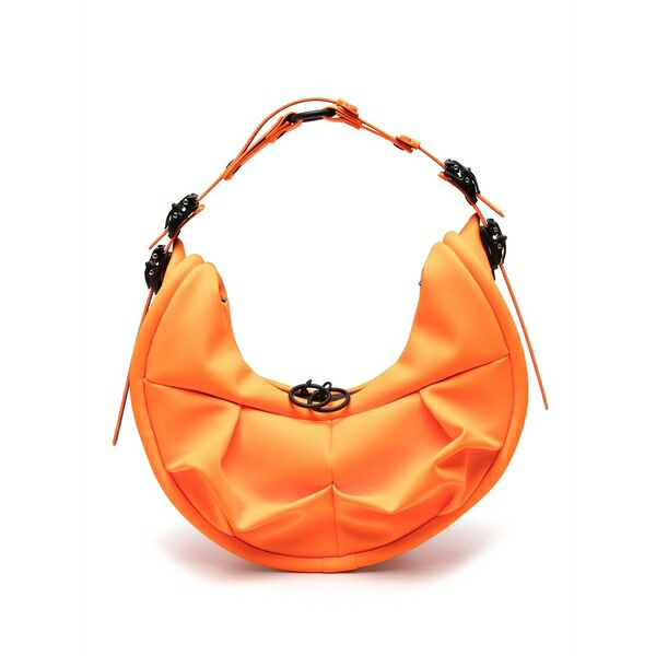 インナーム メンズ ショルダーバッグ 御徒面子 Half moon shoulder bag Orange