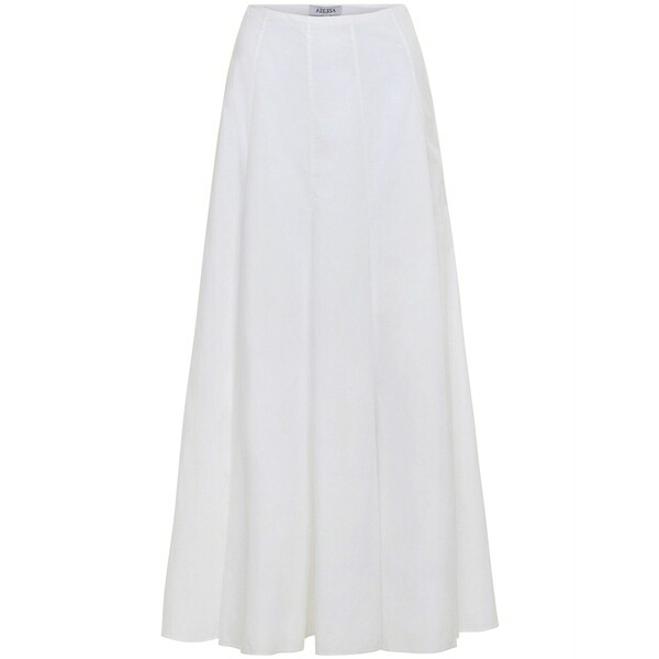 アジーザ レディース スカート ボトムス Soren maxi skirt White|asty