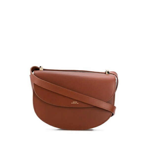 アーペーセー レディース ショルダーバッグ バッグ Geneve flap shoulder bag Brown|asty