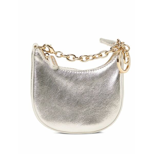 ツイン仕掛ける レディース 紙入れ 付属品 Metallic chain wallet Silver