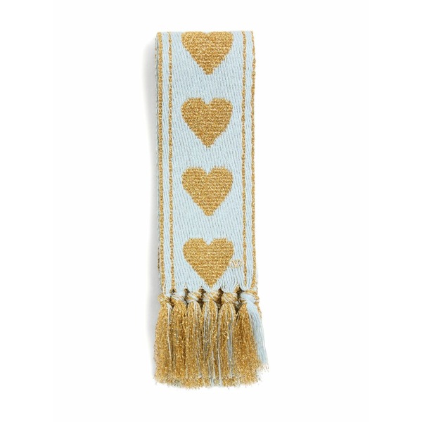 ヴァレンティノ ガラヴァーニ レディース えり巻き・袈裟・えり巻き 付属物 Antibes scarf with metallic fibre Blue