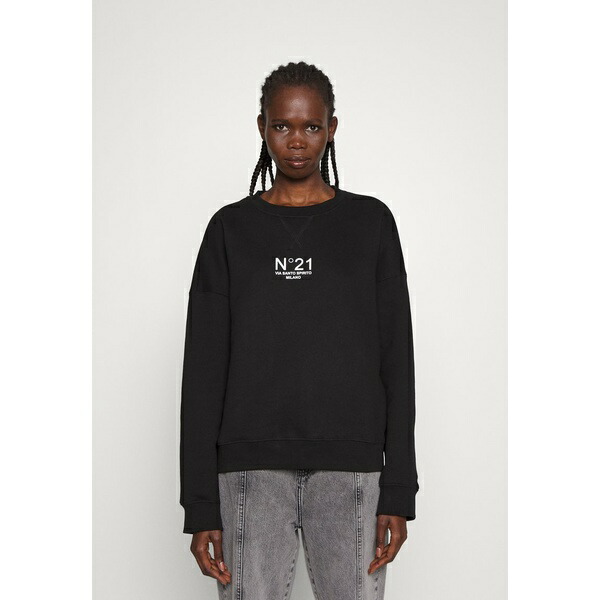N°21 ヌメロ ヴェントゥーノ パーカー・スウェットシャツ アウター レディース Sweatshirts Lead