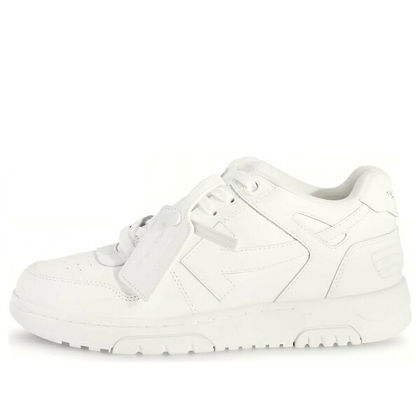 Off-White 象牙色 レディース スニーカー  【(WMNS) Off-White Out Of Office Leather Sneakers \u0027White\u0027 OWIA259C99LEA0080101】  大いさ US_8(25.0糎)