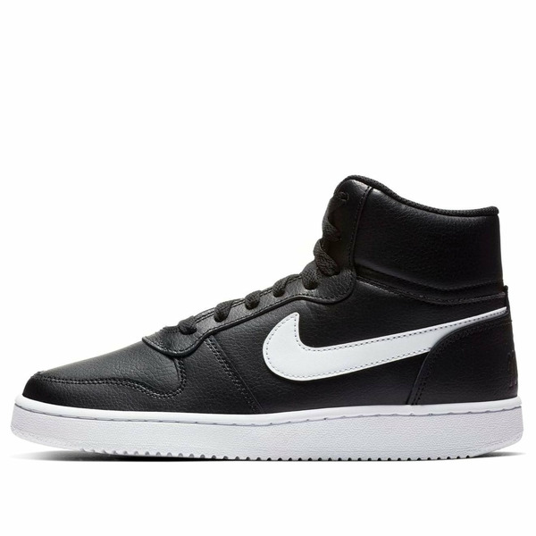 Nike ナイキ レディース スニーカー 【(WMNS) Nike Ebernon Mid \'Black White\' AQ1778-001】 サイズ US_9.5(26.5cm)｜asty