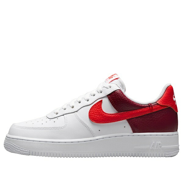 Nike ナイキ レディース スニーカー  【(WMNS) Nike Air Force 1 \u002707 Low \u0027White Light Crimson Team Red\u0027 IR0872-101】  大いさ US_8.5(25.5珊) レディース靴-スニーカー