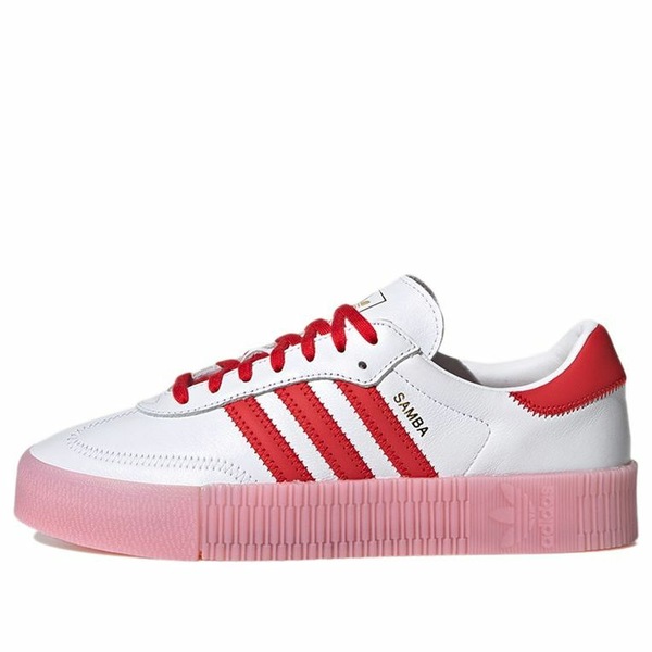 adidas アディダス レディース スニーカー 【(WMNS) adidas Sambarose 'White Red' FX6269】 サイズ US_5.5(22.5cm)|asty