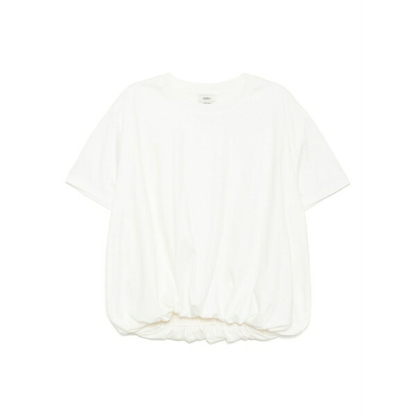 ゴエンジェイ レディース プルオーバー トップス Short-sleeve cotton top White
