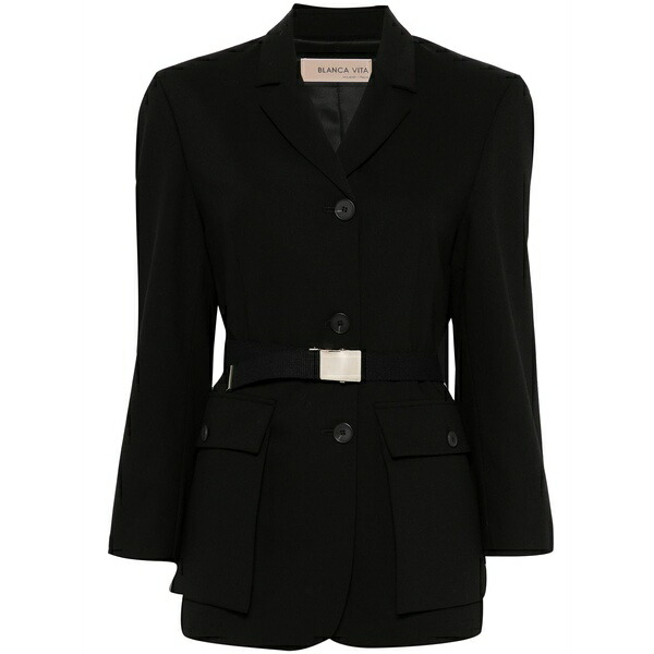 ブランカ ヴィータ レディース ジャケット＆ブルゾン アウター Genova blazer Black｜asty