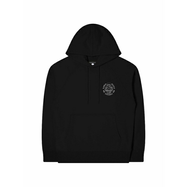エドウィン メンズ パーカー・スウェットシャツ アウター Music channel graphic-print hoodie Black