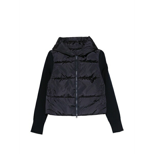 カナダグース レディース 上衣＆上衣 アウター Hybridge wide quilt hooded jacket Blue