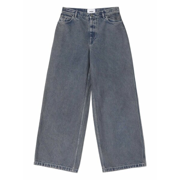 ボン犀 レディース ジーンズズボン下 ボトムス Belt-loops jeans Grey