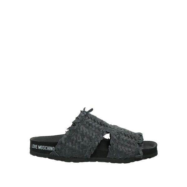 【送料無料】 モスキーノ レディース サンダル シューズ Sandals Black｜asty