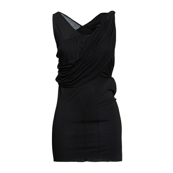 【送料無料】 リックオウエンス レディース Tシャツ トップス Tops Black|asty