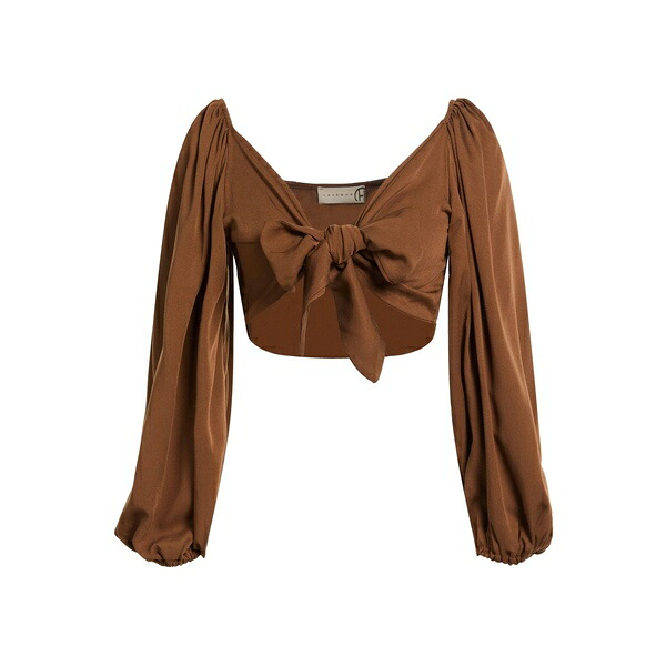 【貨物輸送無料】 こしき一 レディース プルオーバー トップス Tops Brown