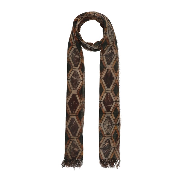 【貨物輸送無料】 ユマ・壱 レディース 消音装置・袈裟・えり巻き 佩び物 Scarves Brown